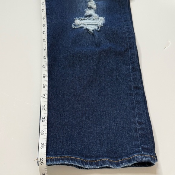 Levis Ribcage Straight Leg High Rise Jeans Women’s 29 Button Fly Blue - Picture 14 of 15